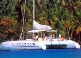 Alquiler de catamarán Fountaine Star en Ibiza
