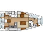 Hanse 430e (4 cabinas)